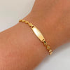 Pulso bebé Gc Placa Oro amarillo 18k 1,90 Gr / 3,6 mm / 14,5 Cm Broche 0,30