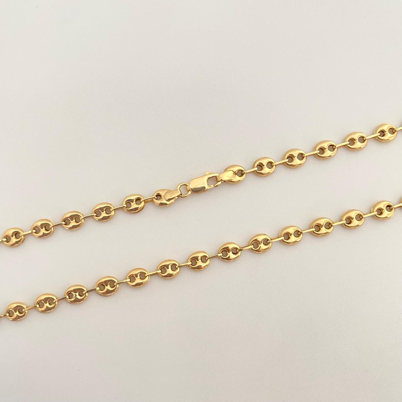 Cadena gc Oro amarillo 18k 6,40 Gr / 4,0 mm / 51 Cm Broche 0,30