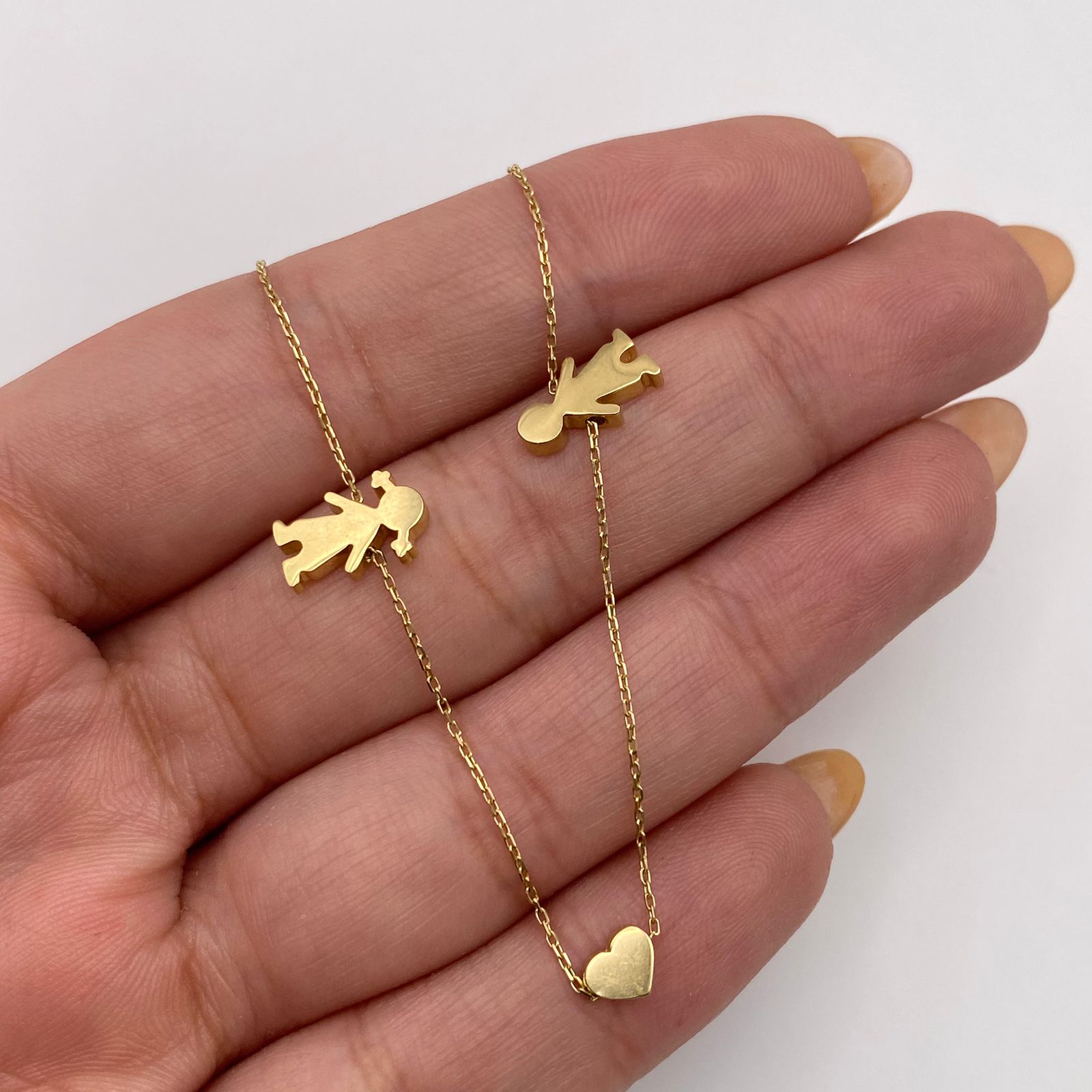 Cadena It Aro seguido Especial Niño y Niña Oro amarillo 18k 3,35 Gr / 0,7 mm / 45 Cm