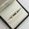 Topos corazón circón rosado y blancos Oro amarillo 18k 0,7 Gr / 5,2 mm