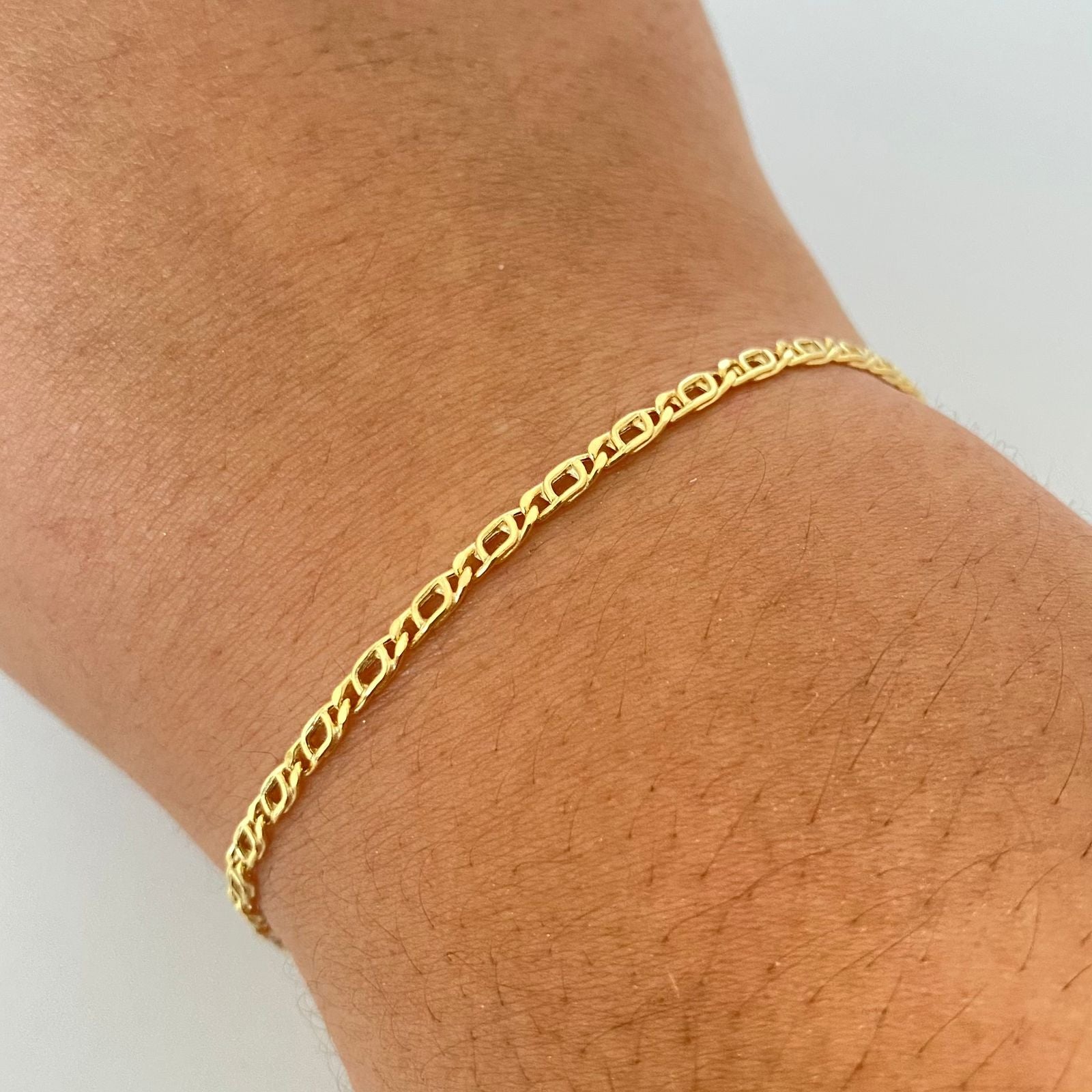 Pulso It escalera Oro amarillo 18k +1 / 1,8 Gr / 2,4 mm / 19,5 Cm