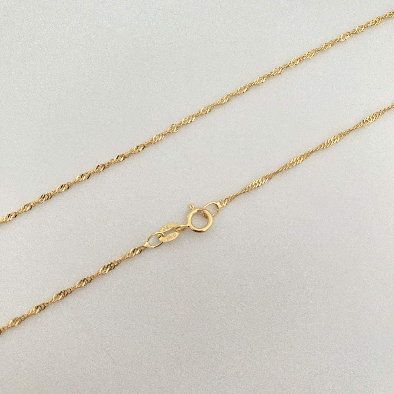 Cadena It singapur Oro amarillo 18k 1,95 Gr / 1,4 mm / 50 Cm
