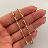 Cadena Rustica Tres oros 18k 5,75 Gr / 3,3 mm / 60 Cm Broche 0,40