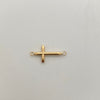 Herraje Cruz Tubular Oro amarillo 18k 0,5 Gr / 2,5 Cm