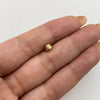 Bola Diamantada 5mm Oro amarillo 18k 0,1 Gr
