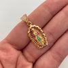 Dije Virgen de Guadalupe Casting Oro amarillo 18k 2,9 Gr / 12,9 mm / 3 Cm