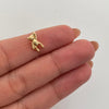 Dije Oso Mano Alzada Oro amarillo 18k 0,35 Gr / 6,1 mm / 1 Cm