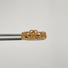 Anillo 15 Casting Blanco Oro amarillo 18k / Talla 7 / 2 Gr