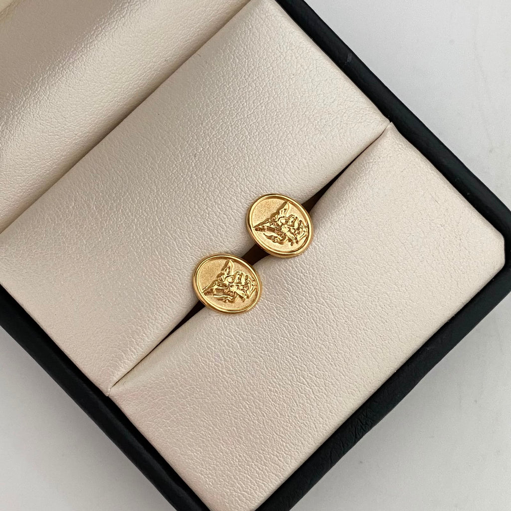 Topos San Miguel Arcangel Oro amarillo 18k 1,05 Gr / 9,2 mm