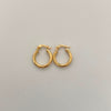 Candonga Entorchada Oro amarillo 18k 1,05 Gr / 1,5 Cm