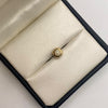Herraje bola de fuego circones blancos Oro amarillo 18k 1,88 Gr / 0,5 Cm