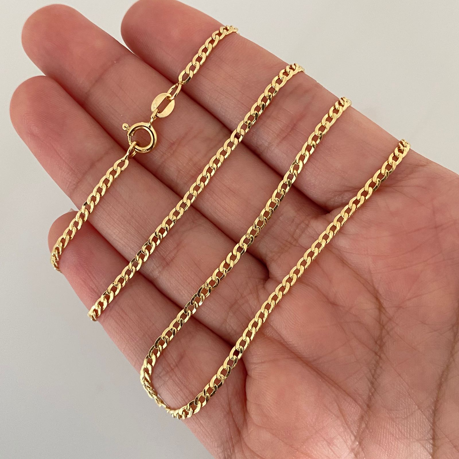 Cadena It cubana Oro amarillo 18k 4,75 Gr / 3,1 mm / 50 Cm