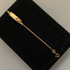 Pulso bebé It Placa Tejido Chinoo Oro amarillo 18k +1 / 2,1 Gr / 1,1 mm / 15 Cm