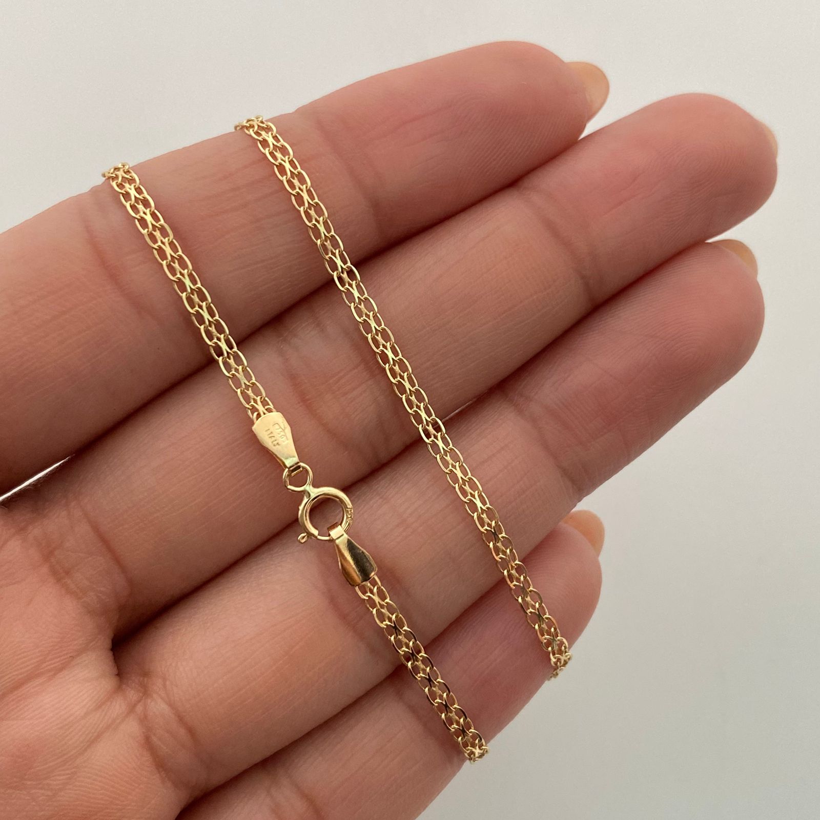 Cadena It China Oro amarillo 18k +1 / 5,7 Gr / 2,2 mm / 60 Cm