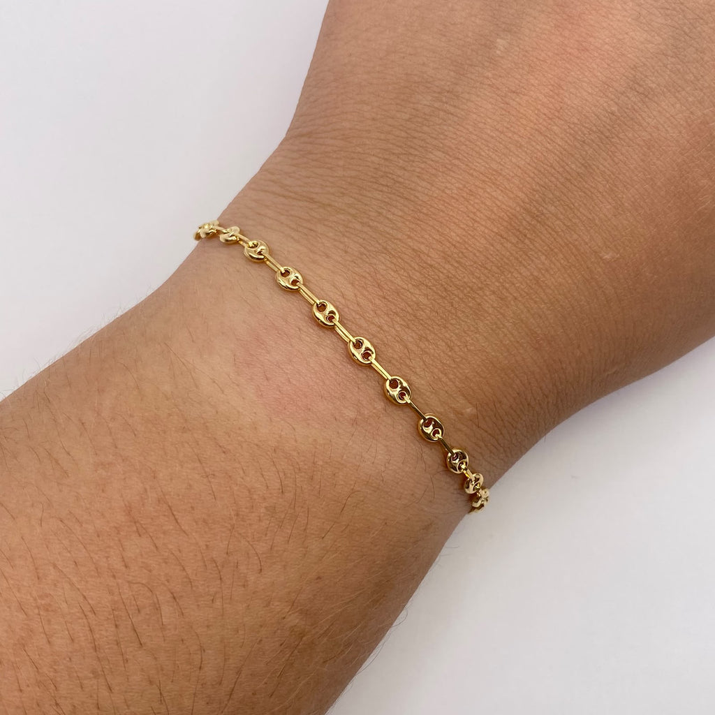 Pulso gc Oro amarillo 18k 2,20 Gr / 3,4 mm / 19 Cm Broche 0,40