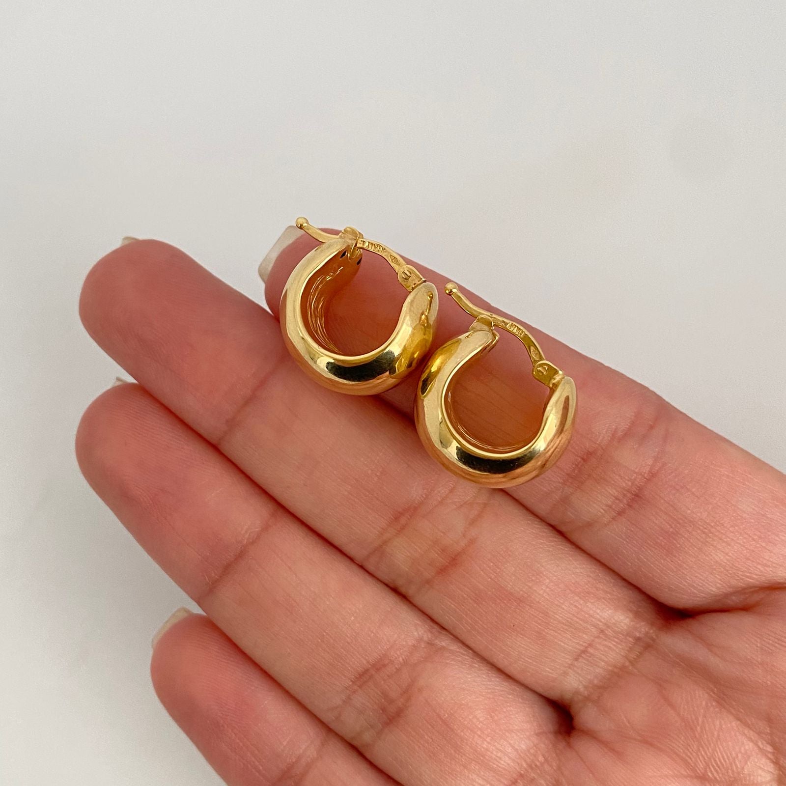 Candonga It (joya) redonda inflada Oro amarillo 18k 2,9 Gr / 2,0 Cm