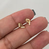 Topos silueta niña maria Oro amarillo 18k 0,75 Gr / 4,6 mm