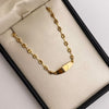 Pulso bebé gc placa ovalo Oro amarillo 18k 1,75 Gr / 3,2 mm / 16,5 Cm Broche 0,20