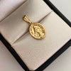 Dije Virgen Milagrosa Oro amarillo 18k 0,9 Gr / 11,6 mm / 2,4 Cm