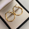 Candonga Entorchada Oro amarillo 18k 1,1 Gr / 2 Cm