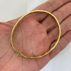 Aro sello con imperfecto  Oro amarillo 18k 11,25 Gr / 4,3 mm / 18 Cm