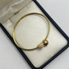 Aro Tu y yo circones blancos Oro amarillo y Oro rosa 18k 7,42 Gr / 3,9 mm / 18 Cm