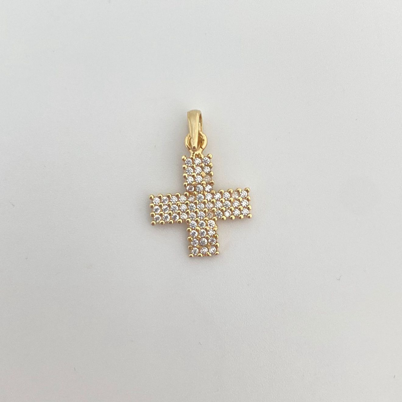 Dije cruz casting Oro amarillo 18k 2,05 Gr / 2,8 Cm