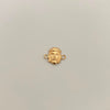 Herraje Rostro Oro amarillo 18k 0,45 Gr / 1,5 Cm