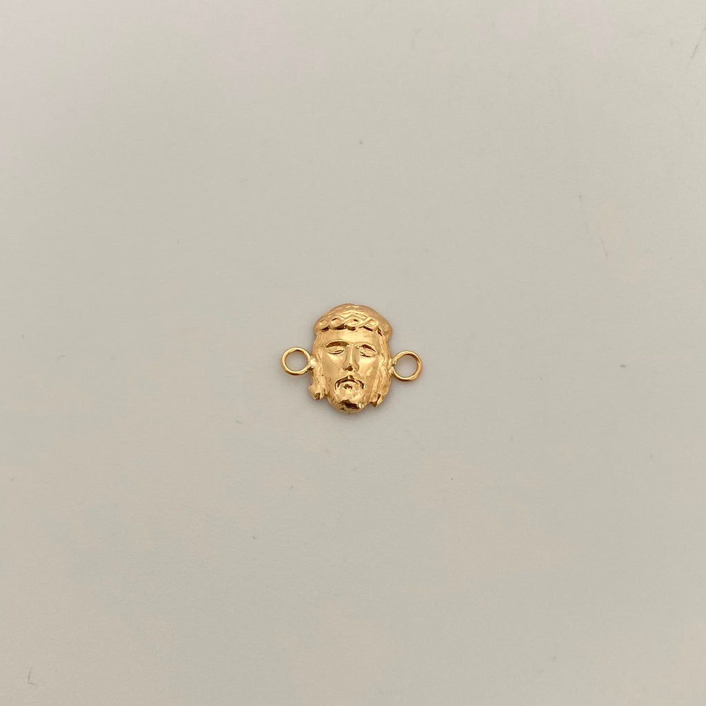 Herraje Rostro Oro amarillo 18k 0,45 Gr / 1,5 Cm