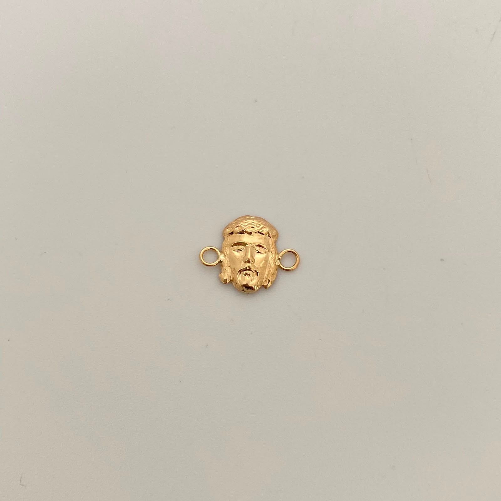 Herraje Rostro Oro amarillo 18k 0,45 Gr / 1,5 Cm