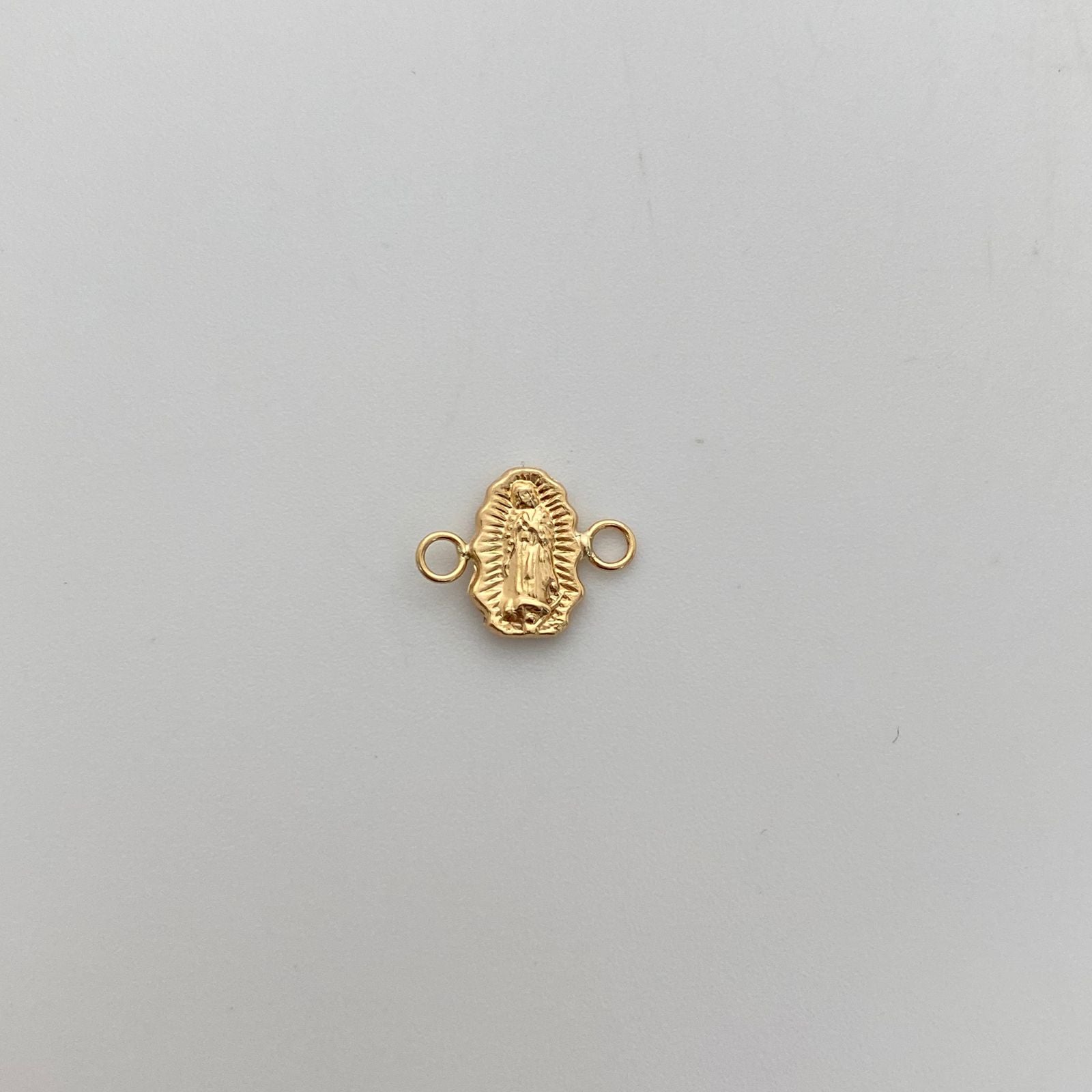 Herraje Virgen de Gudalupe Silueta Oro amarillo 18k 0,35 Gr / 1,3 Cm