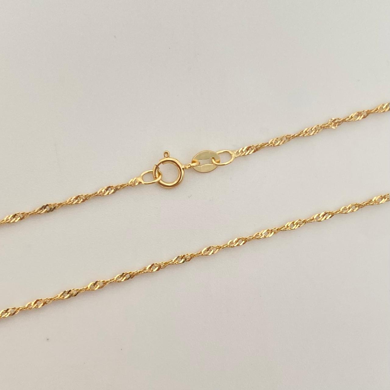 Cadena It singapur Oro amarillo 18k 1,80 Gr / 1,3 mm / 50 Cm