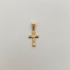 Dije Cruz Cristo Oro amarillo 18k 0,55 Gr / 10,3 mm / 2,4 Cm