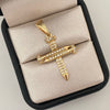 Dije cruz clavo casting Oro amarillo 18k 3,40 Gr / 3,5 Cm