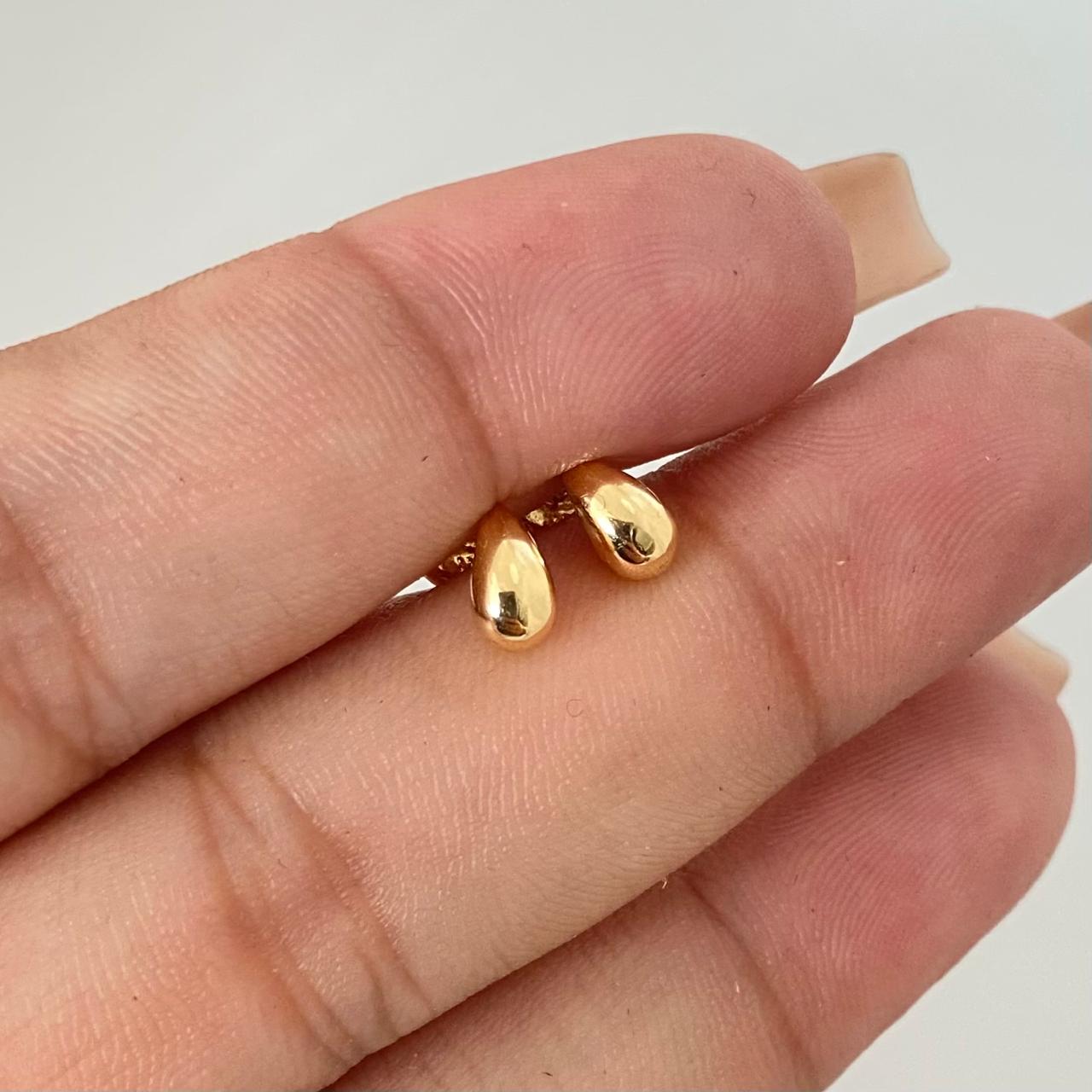 Topos mini gota Oro amarillo 18k 0,6 Gr / 3,9 mm