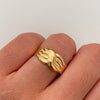 Anillo Ola  Oro amarillo 18k / Talla 7 / 1,9 Gr / 5 mm