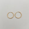 Candongas Imperdibles Oro amarillo 18k 0,7 Gr / 1,5 Cm