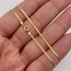Cadena It Escalera plana especial Oro amarillo 18k 1,95 Gr / 1,3 mm / 50 Cm