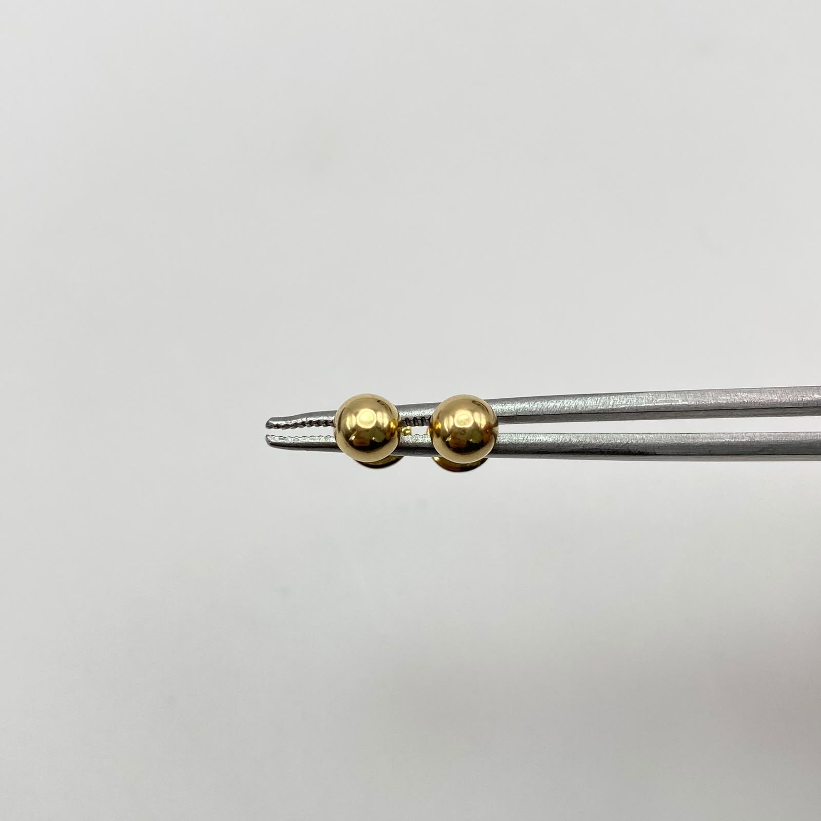 Topos Balin liso  Oro amarillo 18k 0,55 Gr / 5 mm
