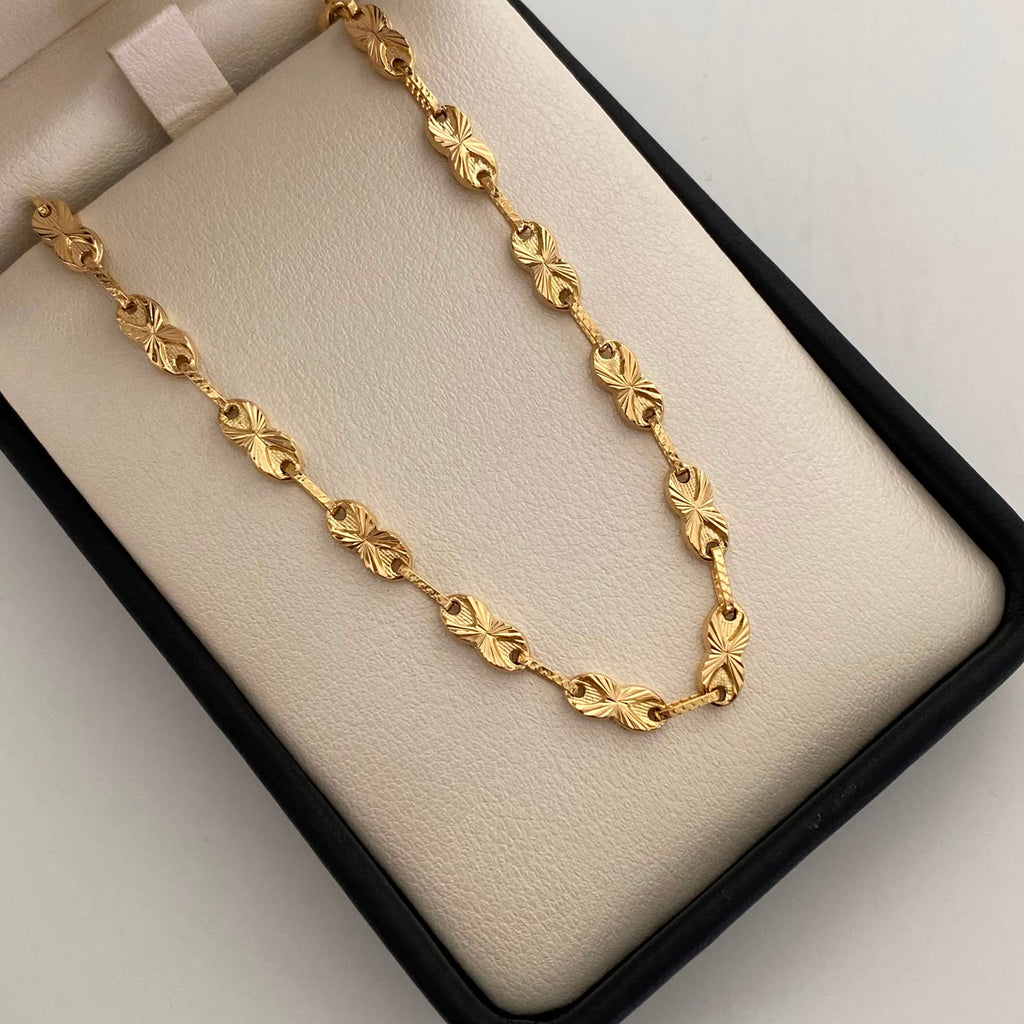 Cadena Infinito Diamantado Oro amarillo 18k 12,65 Gr / 4,4 mm / 60 Cm Broche 0,60