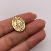 Herraje virgen milagrosa Oro amarillo 18k 1,23 Gr / 2 Cm