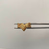 Anillo Troquel Pico Oro amarillo 18k / Talla 7 / 1,75 Gr / 4 mm