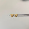 Topos mariposa diamantada pequeña  Oro amarillo 18k 0,4 Gr / 5 mm