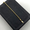 Pulso Militar luna diamantada Oro amarillo 18k +1 / 5,30 Gr / 2,5 mm / 19,7 Cm Broche 0,40
