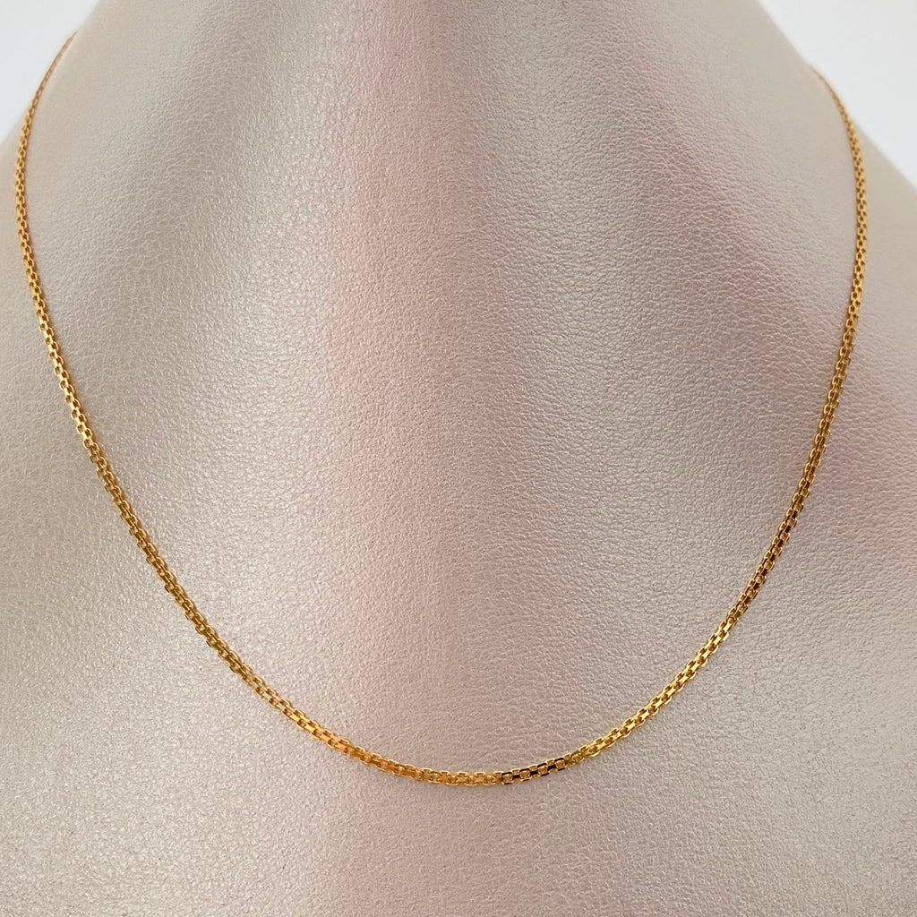 Cadena It Mini China Oro amarillo 18k +1 / 2,05 Gr / 1,3 mm / 40 Cm