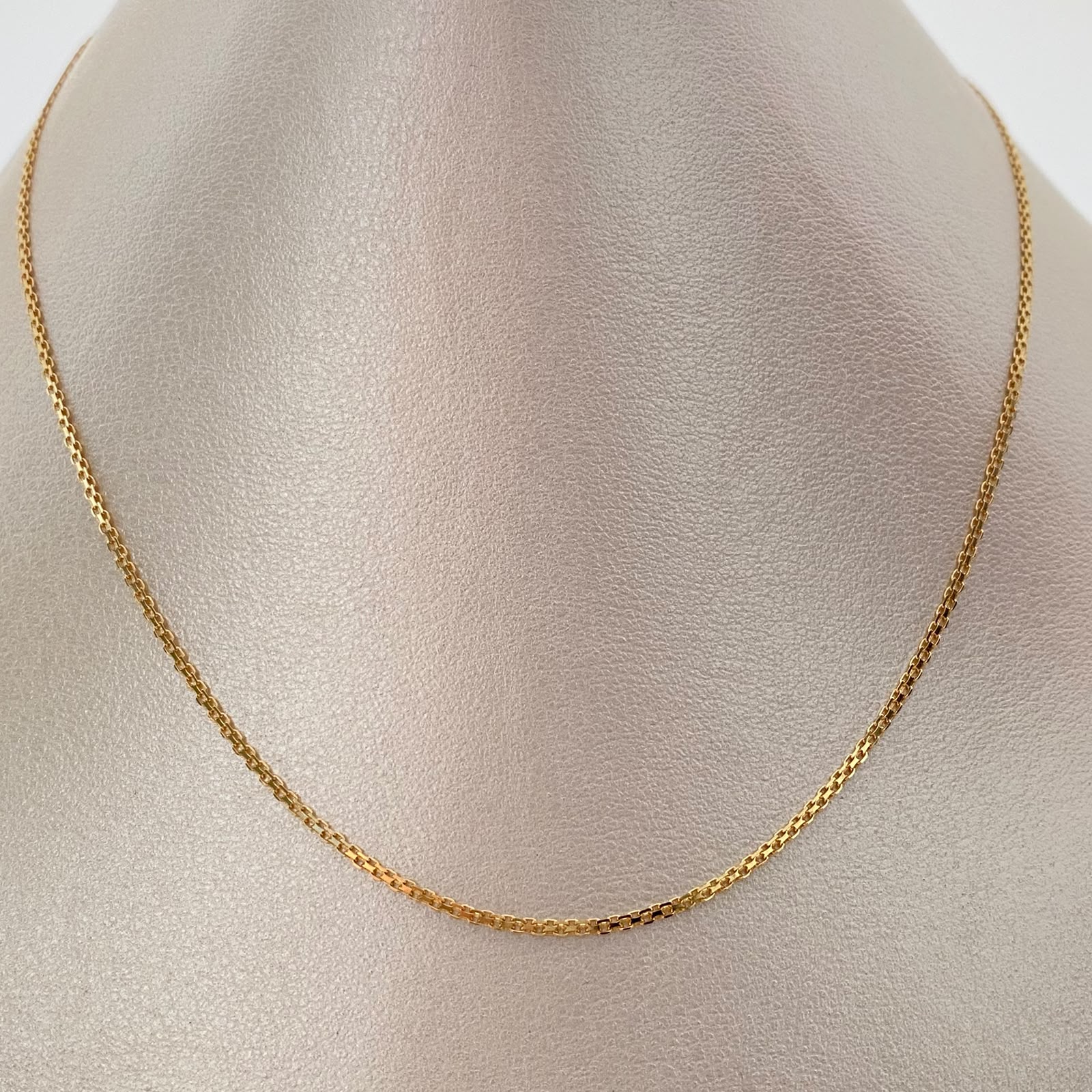 Cadena It Mini China Oro amarillo 18k +1 / 2,05 Gr / 1,3 mm / 40 Cm