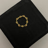Anillo Baby Gc Oro amarillo 18k / Talla 7 / 0,7 Gr / 3,4 mm