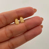 Topos Virgen Guadalupe Silueta Oro amarillo 18k 0,6 Gr / 5,4 mm