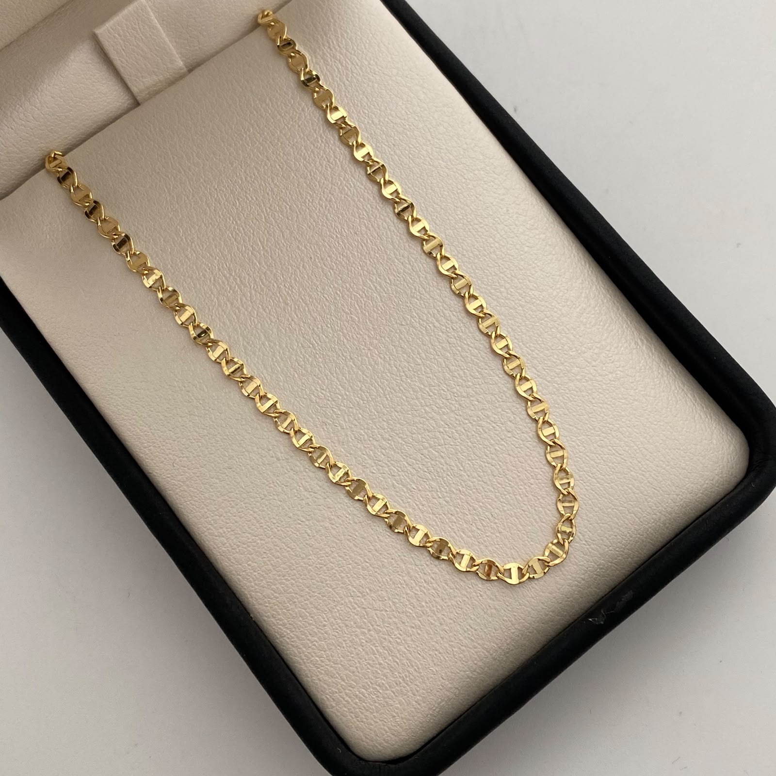 Cadena It Escalera Plana Oro amarillo 18k 3,25 Gr / 2,8 mm / 60 Cm