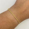 Tobillera It china Oro amarillo 18k +1 / 2,51 Gr / 2,20 mm / 25 Cm